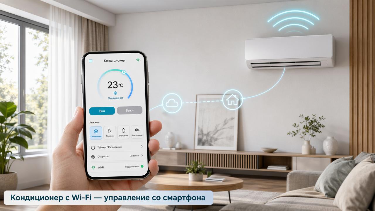 Кондиционер с Wi-Fi